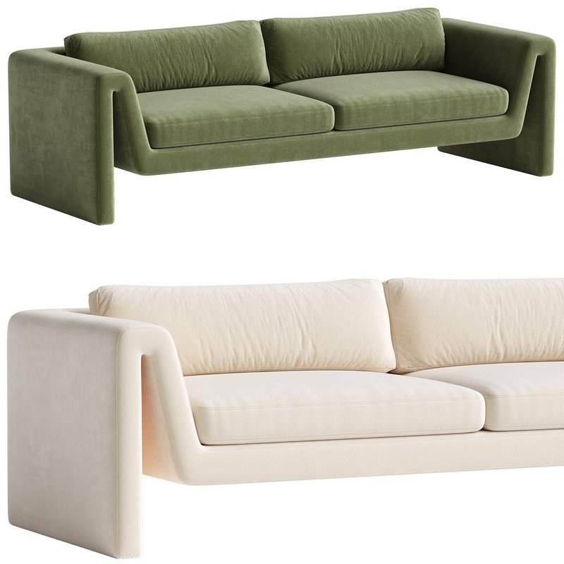 Velvet sofa Mika - Image 1