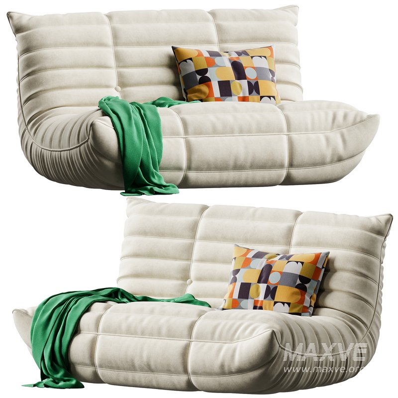 McCullen Armless Bean Bag Sofa - Image 1