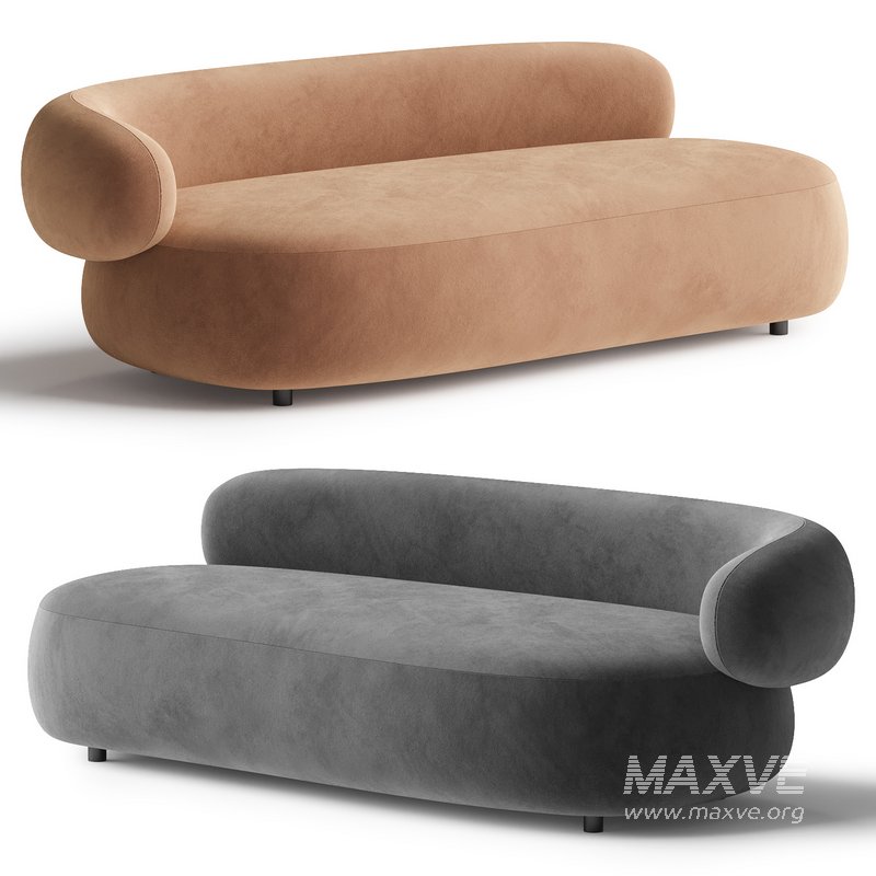 Niervormige bank Alba 3-zits -Westwing - Image 3