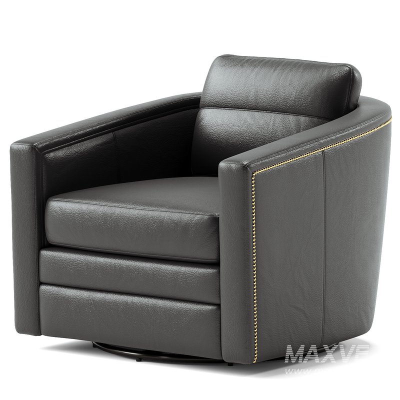 Olivar Swivel Barrel Chair - Image 1