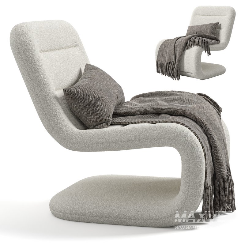 Fauteuil bouclette, Wilson - Image 2