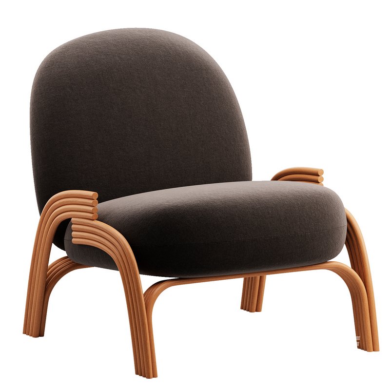 Small yarn armchair Balzac Paris - Image 1