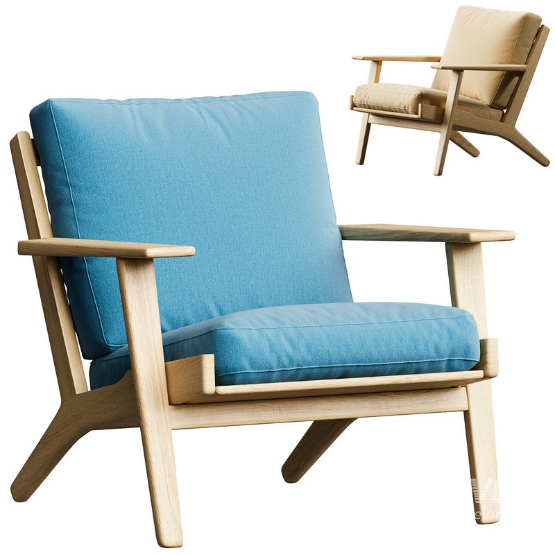 GE Classic 290 Easy Chair – Cold Foam Cushions - Image 2