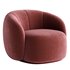 Curved Lounge Chair – Merlot - Thumbnail 2