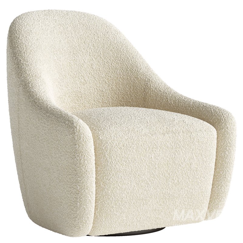 LEVI SWIVEL CHAIR-KNOLL SAND - Image 2