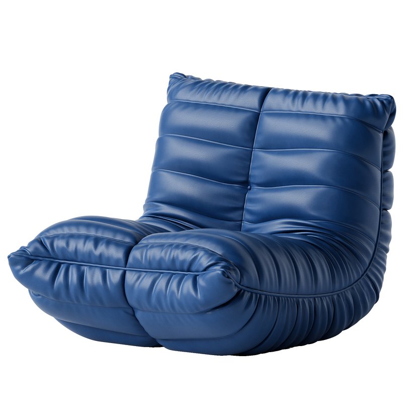Microfiber Leather Standard Bean Bag Chair and Lounger - Image 2