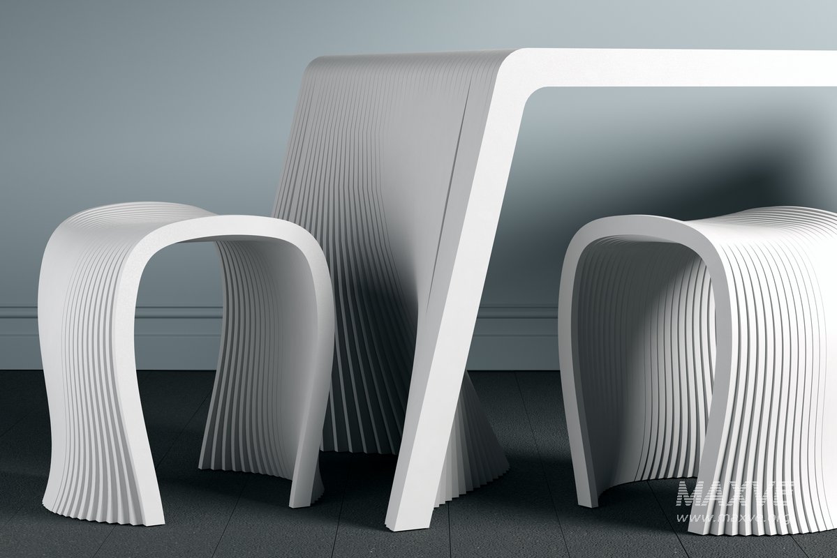 parametric dining table 02 - Image 3