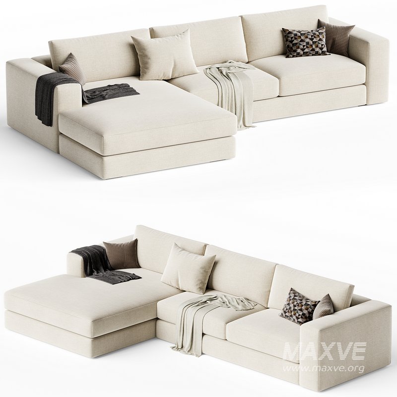 Oceanside 2-Piece Left-Arm Chaise Sectional Sofa - Image 2