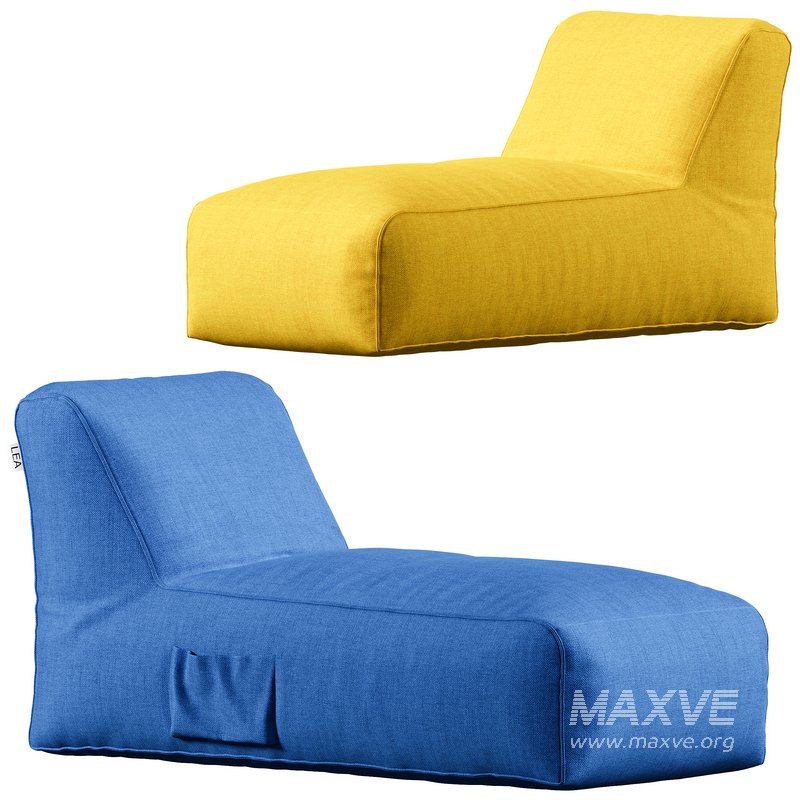 Large Microfiber Bean Bag Lounger by LEA Unlimited Inc - Image 2