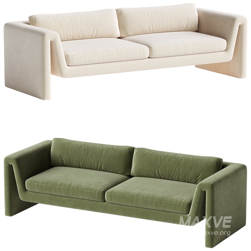 Velvet sofa Mika - Image 2