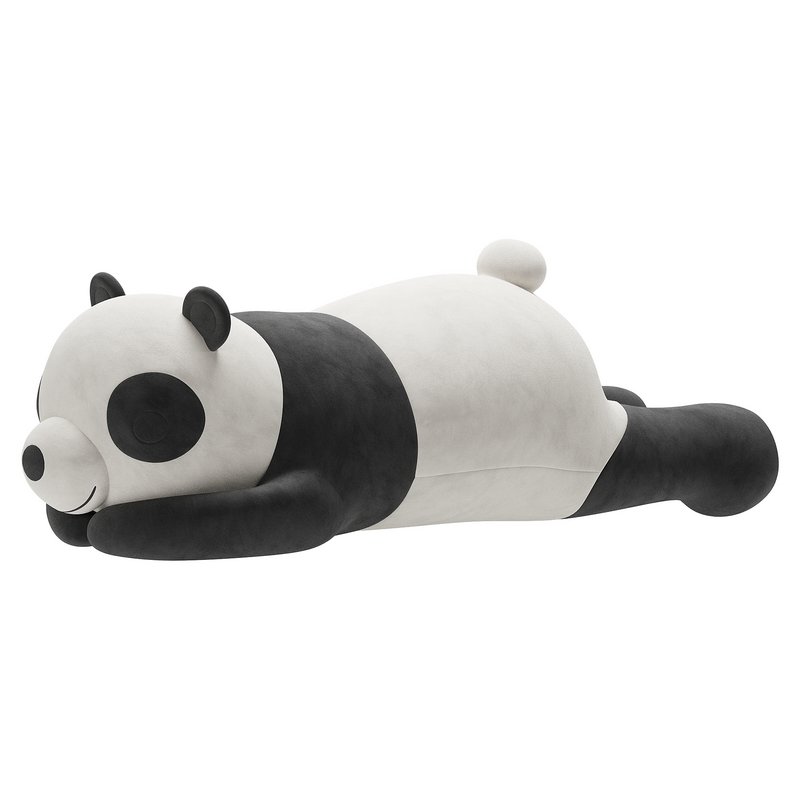 Sleeping Plush Panda Toy - Image 2