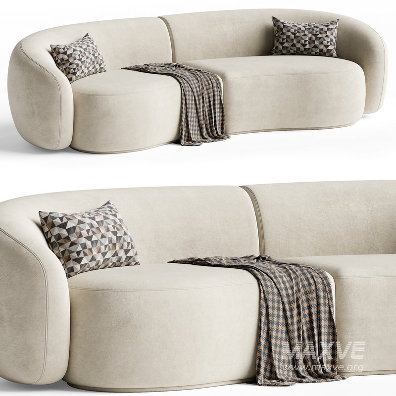 Family Curved Sofa Kassavello - Image 2