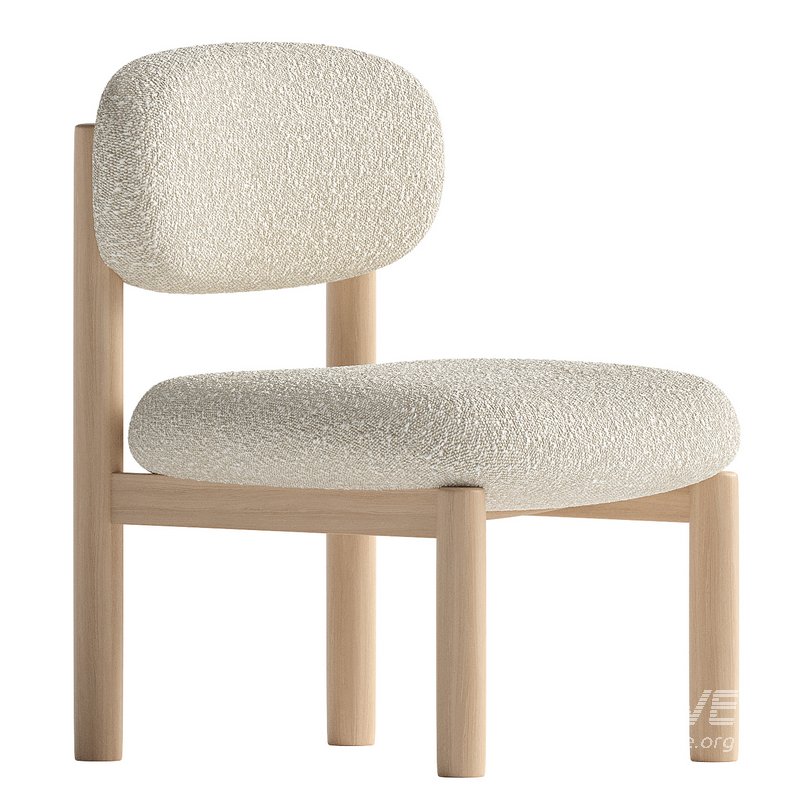Teddy Accent Chair – Column Legs - Image 1