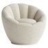 Crown armchair rotatable boucle - Thumbnail 4
