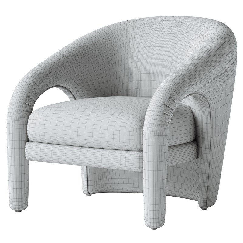Vladimir Kagan sculptural lounge armchair for Weiman - Image 3