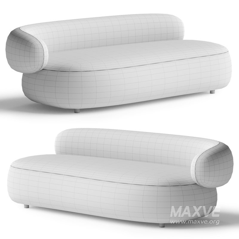 Niervormige bank Alba 3-zits -Westwing - Image 2