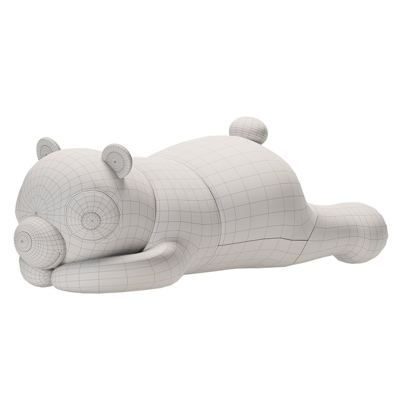 Sleeping Plush Panda Toy - Image 3