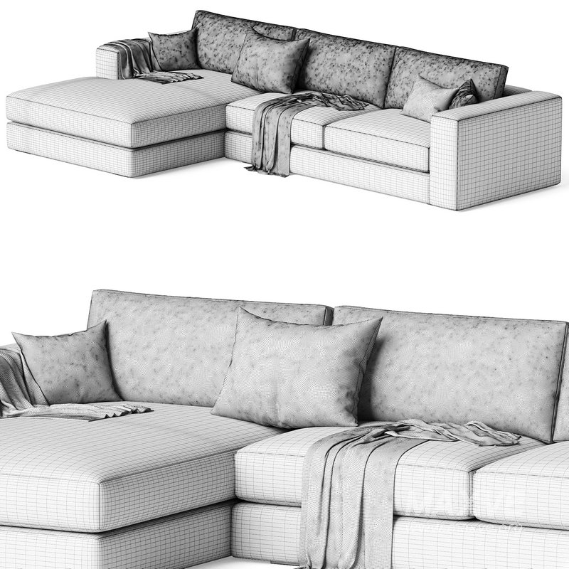 Oceanside 2-Piece Left-Arm Chaise Sectional Sofa - Image 3