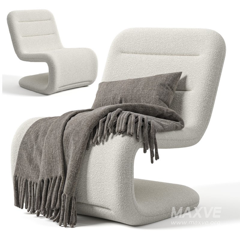 Fauteuil bouclette, Wilson - Image 3
