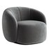 Curved Lounge Chair – Merlot - Thumbnail 3