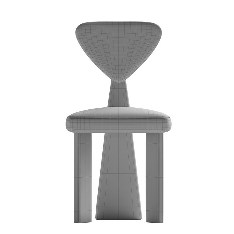 Giraffe dining Chair in Solid Brazilian Wood by Juliana Vasconcellos - Image 4