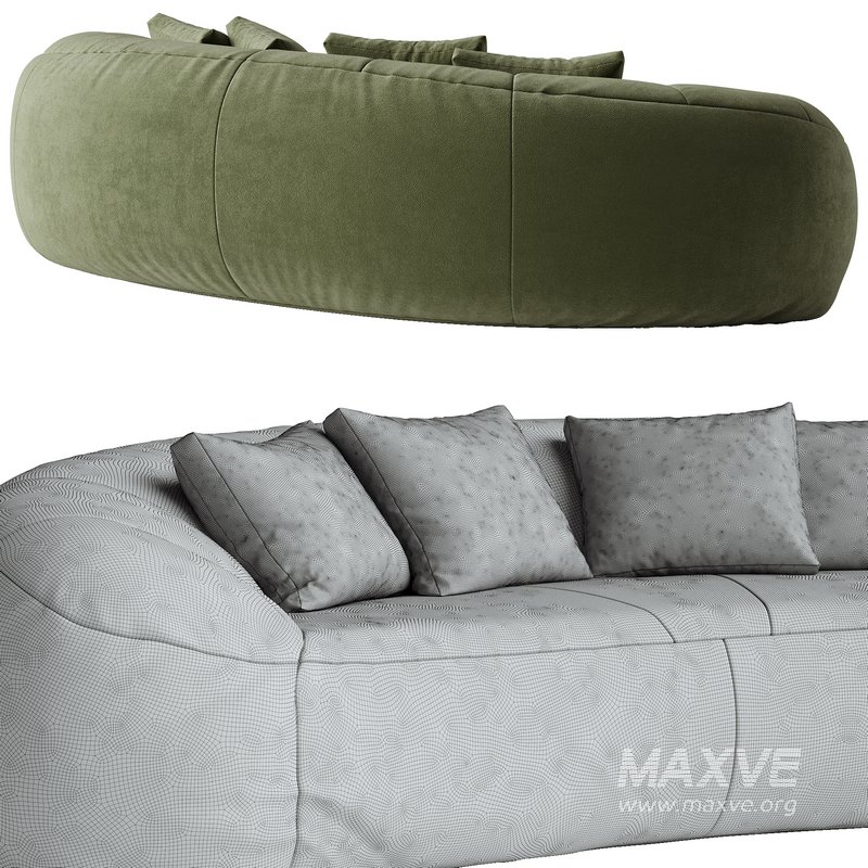 Raphael Raffel Croissant sofa - Image 4