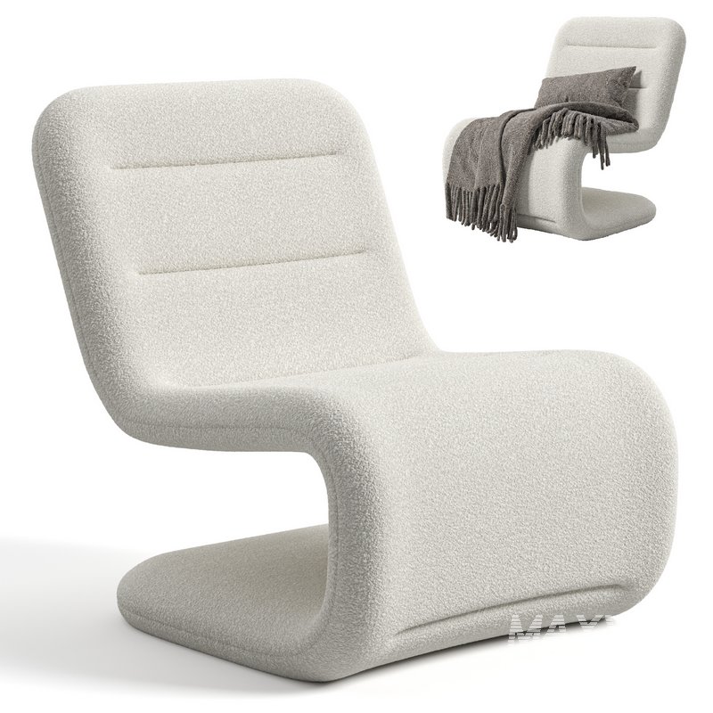 Fauteuil bouclette, Wilson - Image 5