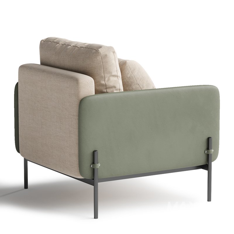 V215 Fabric armchair with armrests By Aston Martin - Image 4