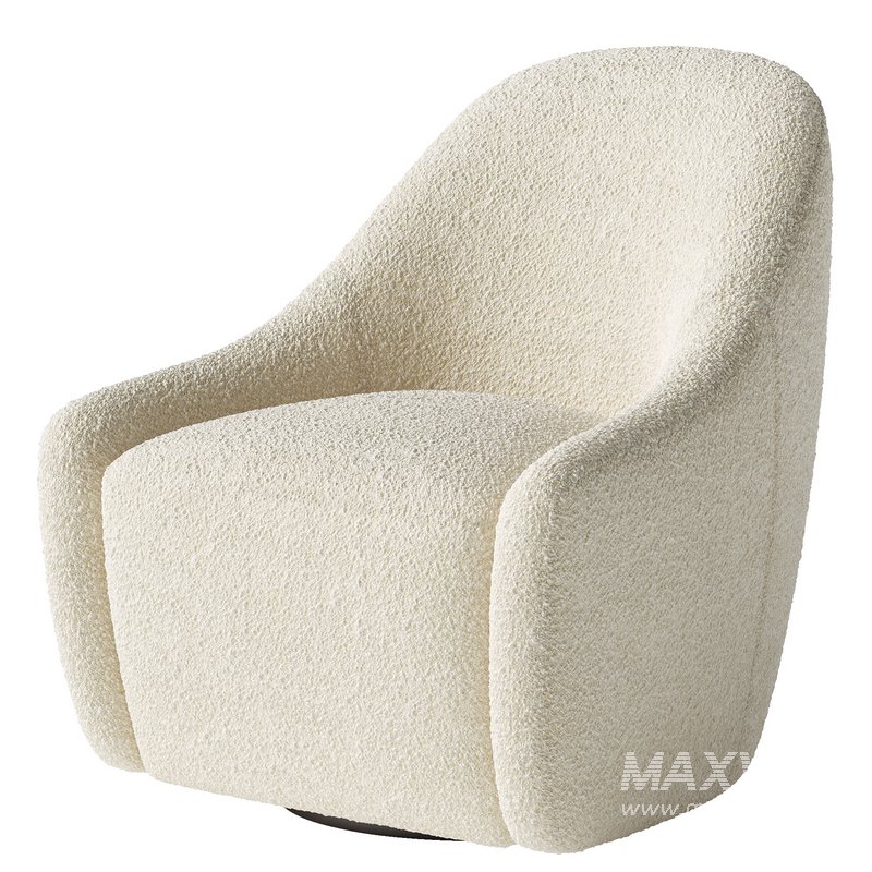 LEVI SWIVEL CHAIR-KNOLL SAND - Image 4