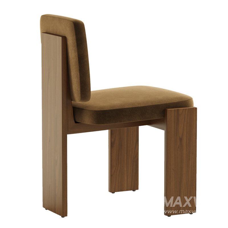 Mats Three Legged Dining Chair - Image 4