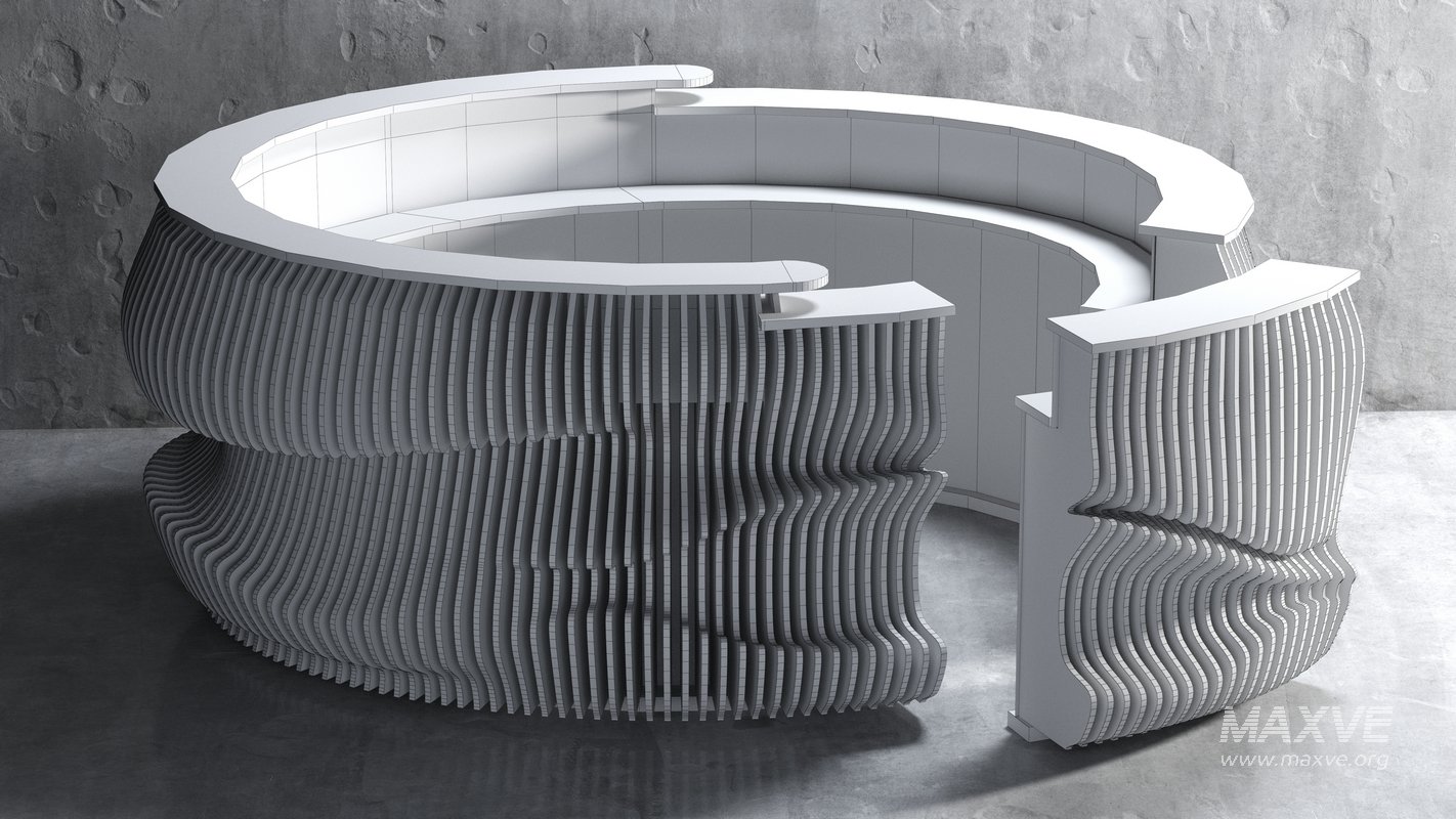 parametric lobby counter - Image 4