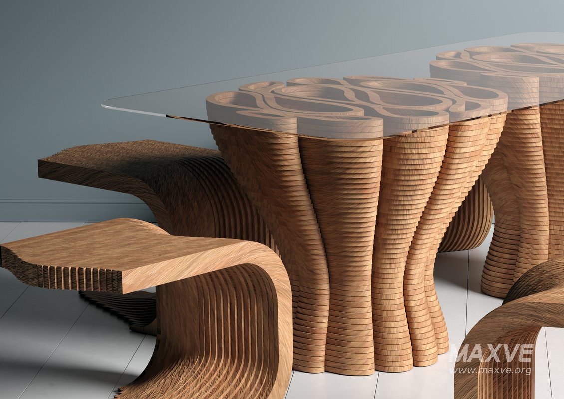 parametic Dining table - Image 6