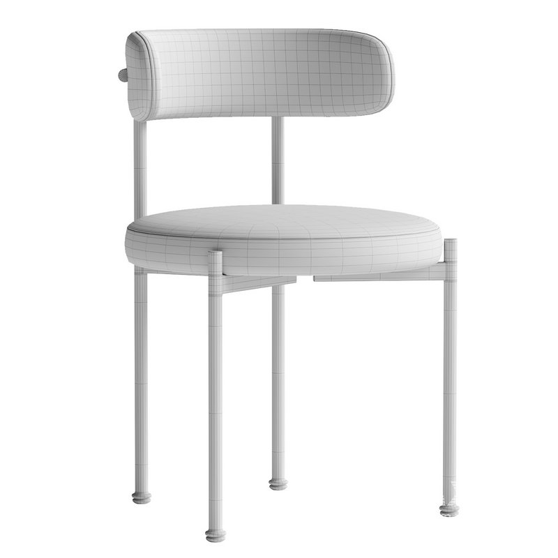 Inesse Boucle Ivory Dining Chair - Image 6