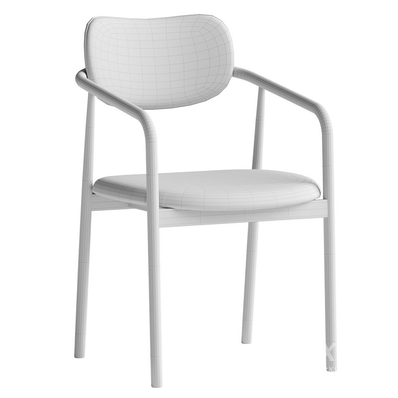 Natural Beige Dining Chair - Image 5