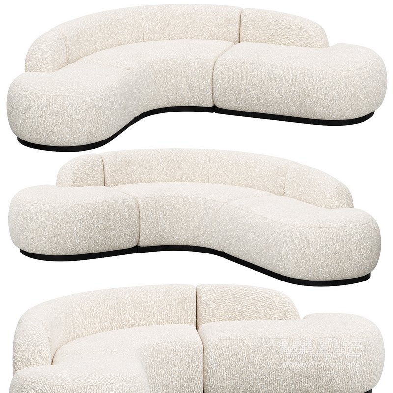 Cream Boucl  Modular Sofa | Eichholtz Bj??rn - Image 1