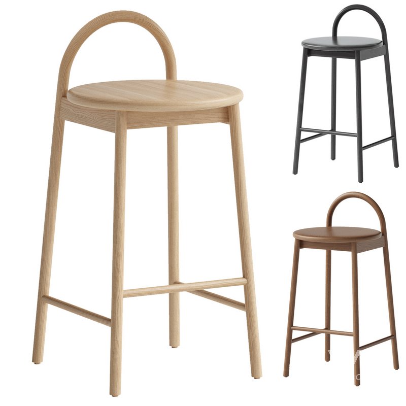Half bar stool Circle - Image 1