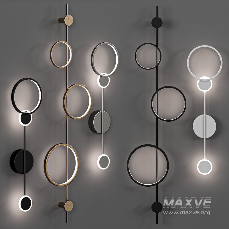 Molecular Circle wall lamp - Image 1
