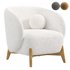 Cozy White Armchair by divan - Thumbnail 2