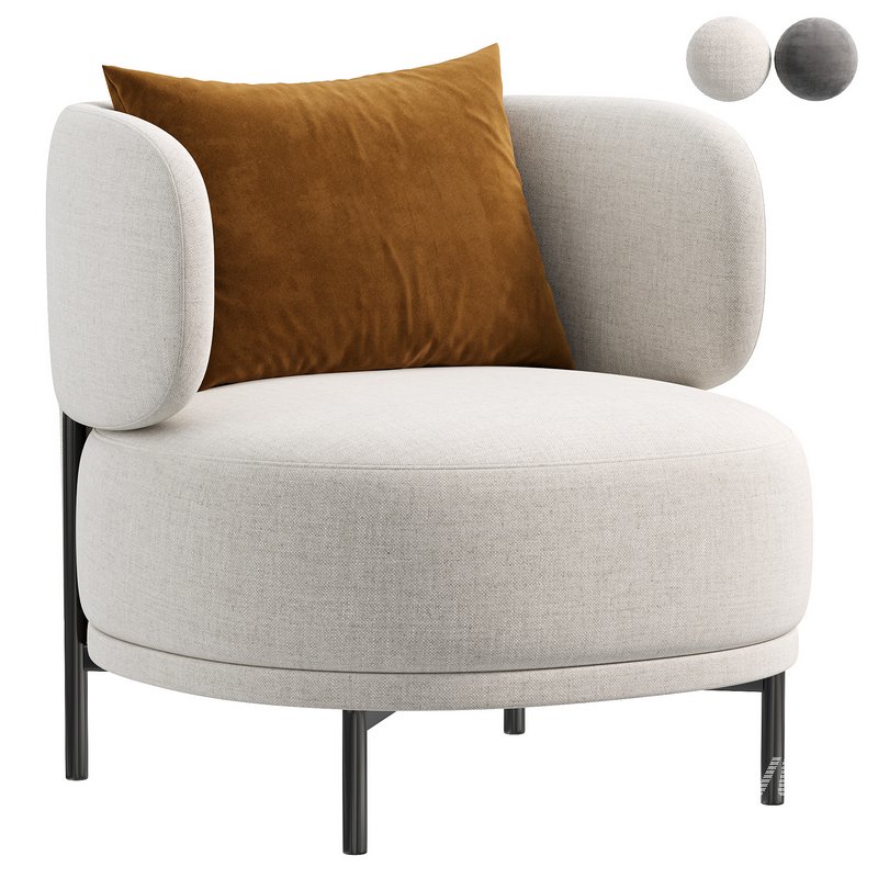 Akiko lounge armchair - Image 1