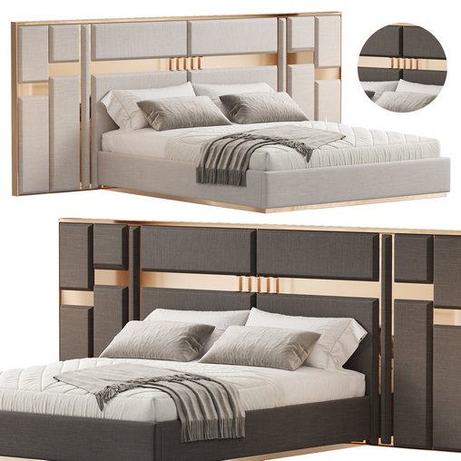 Berlis Modern Bed - Thumbnail 1
