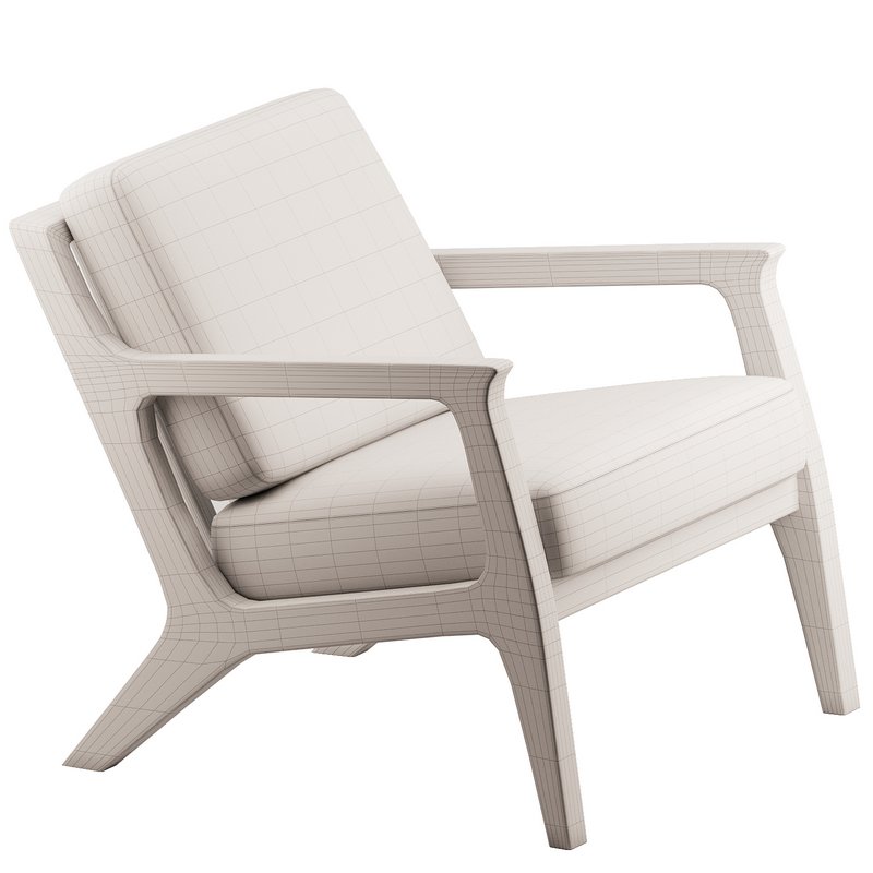 Mila Chair Mid century Modern Lounge Chair - Image 1