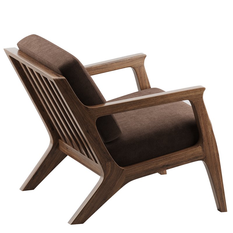 Mila Chair Mid century Modern Lounge Chair - Image 3