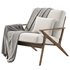 Cavett Wood Frame Armchair by Crate & Barrel - Thumbnail 1