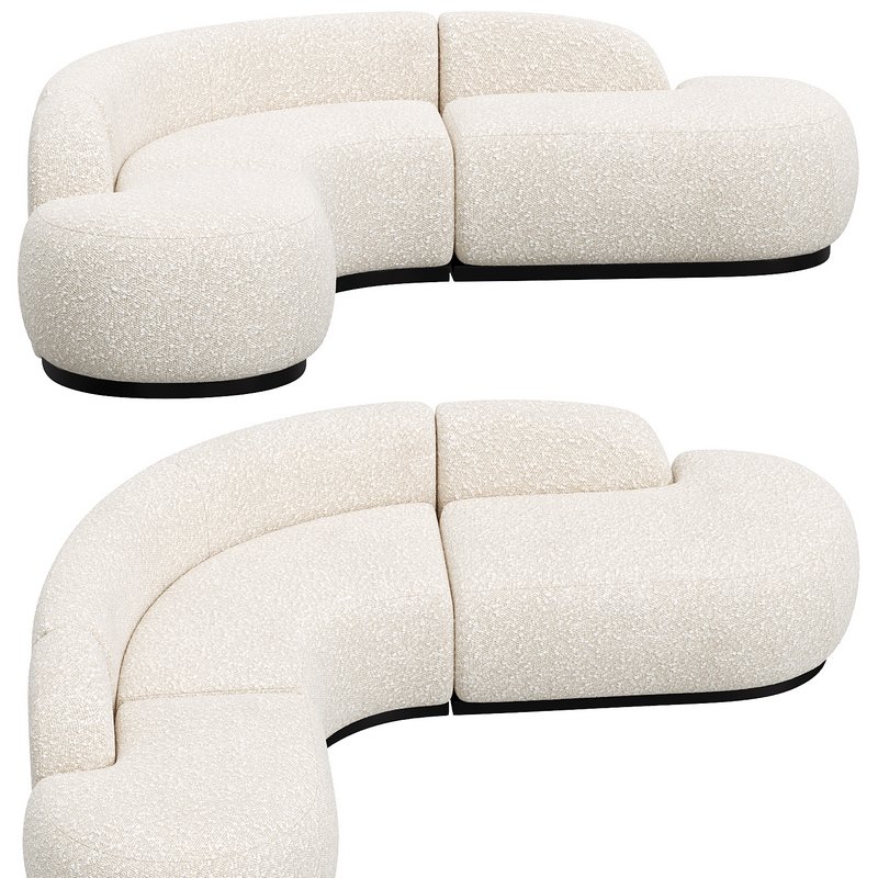 Cream Boucl  Modular Sofa | Eichholtz Bj??rn - Image 2