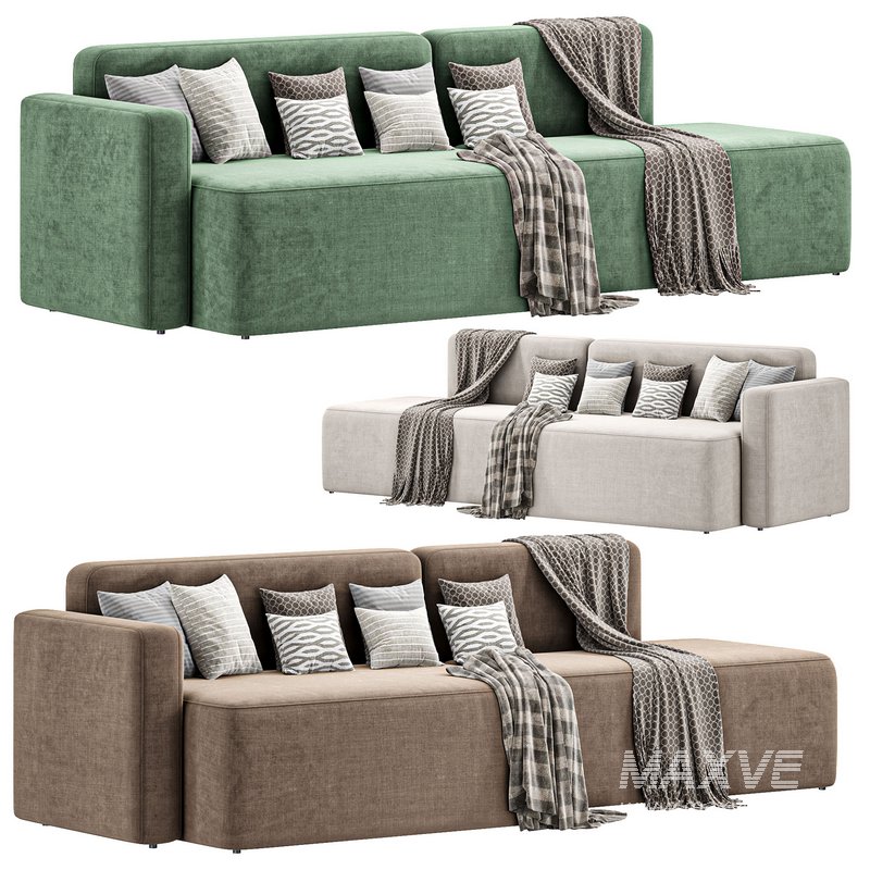 Rope Sofa Chaise Lounge Left by Normann Copenhagen - Image 2