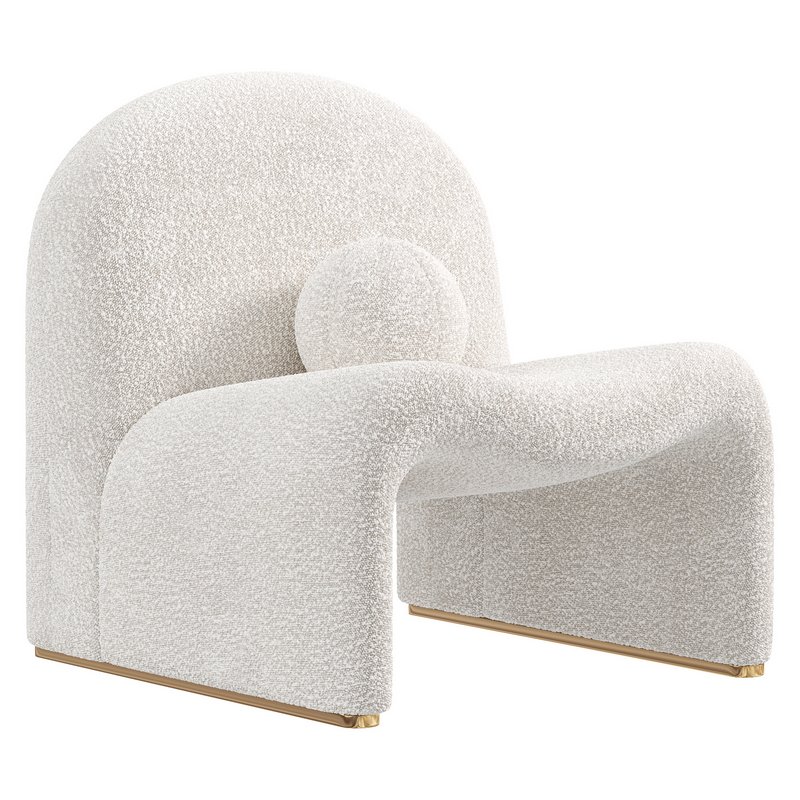 Boucle Alky Lounge Chair Giancarlo Piretti - Image 4