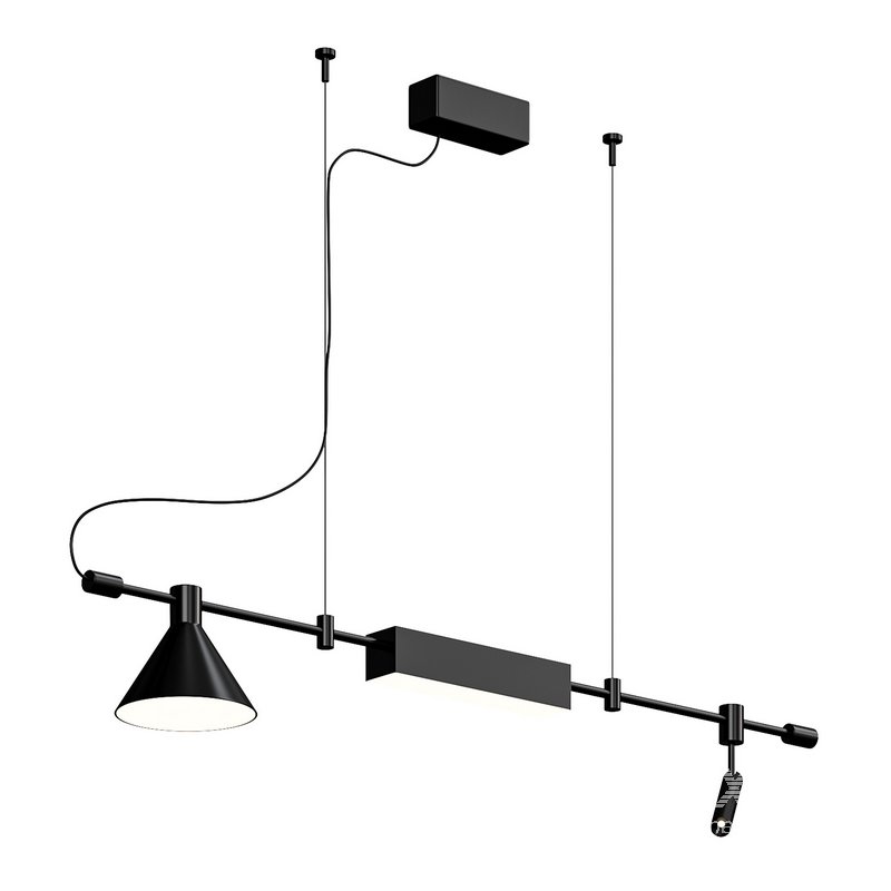 Horizontal Linear LED Pendant Lamp - Image 2