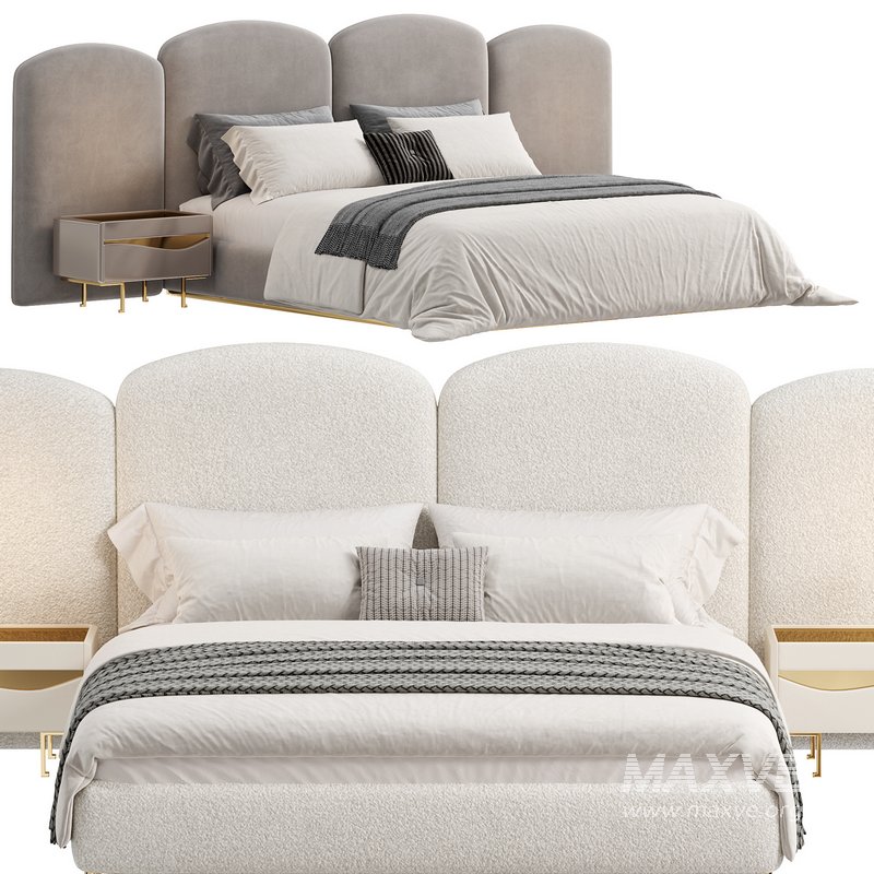 Queen Modern Odasi Takimi Bed by Evmoda - Image 2