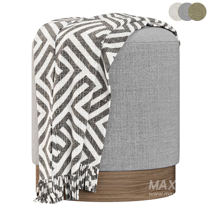 Pouf with drawer Dolly S teddy white - Image 3