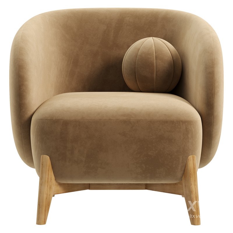 Cozy White Armchair by divan - Image 1